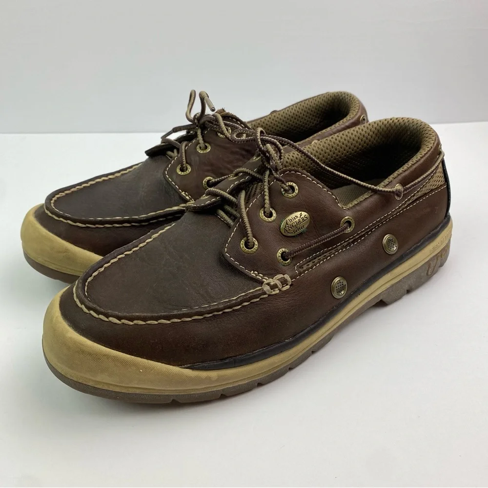 Irish Setter | Men’s Brown Leather Lace Up Angler Boat Shoes 9